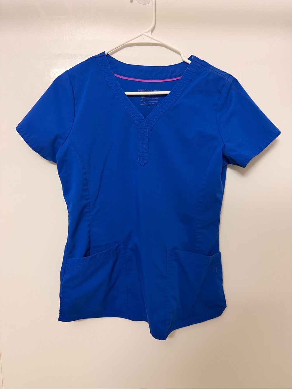 Women’s V-Neck Scrub Top - Royal Blue Set